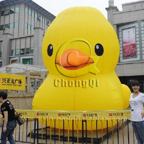 inflatable duck advertising